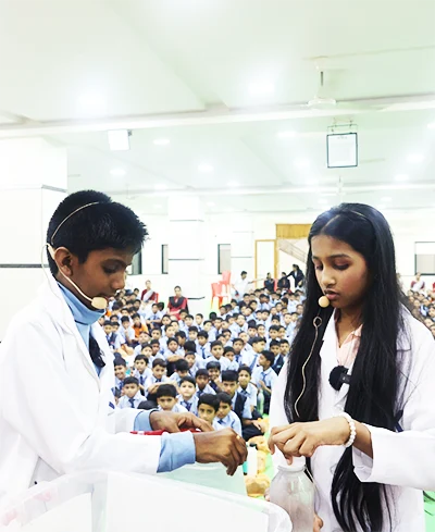 Children participating in a learning activity