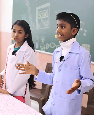 Interactive student interview session